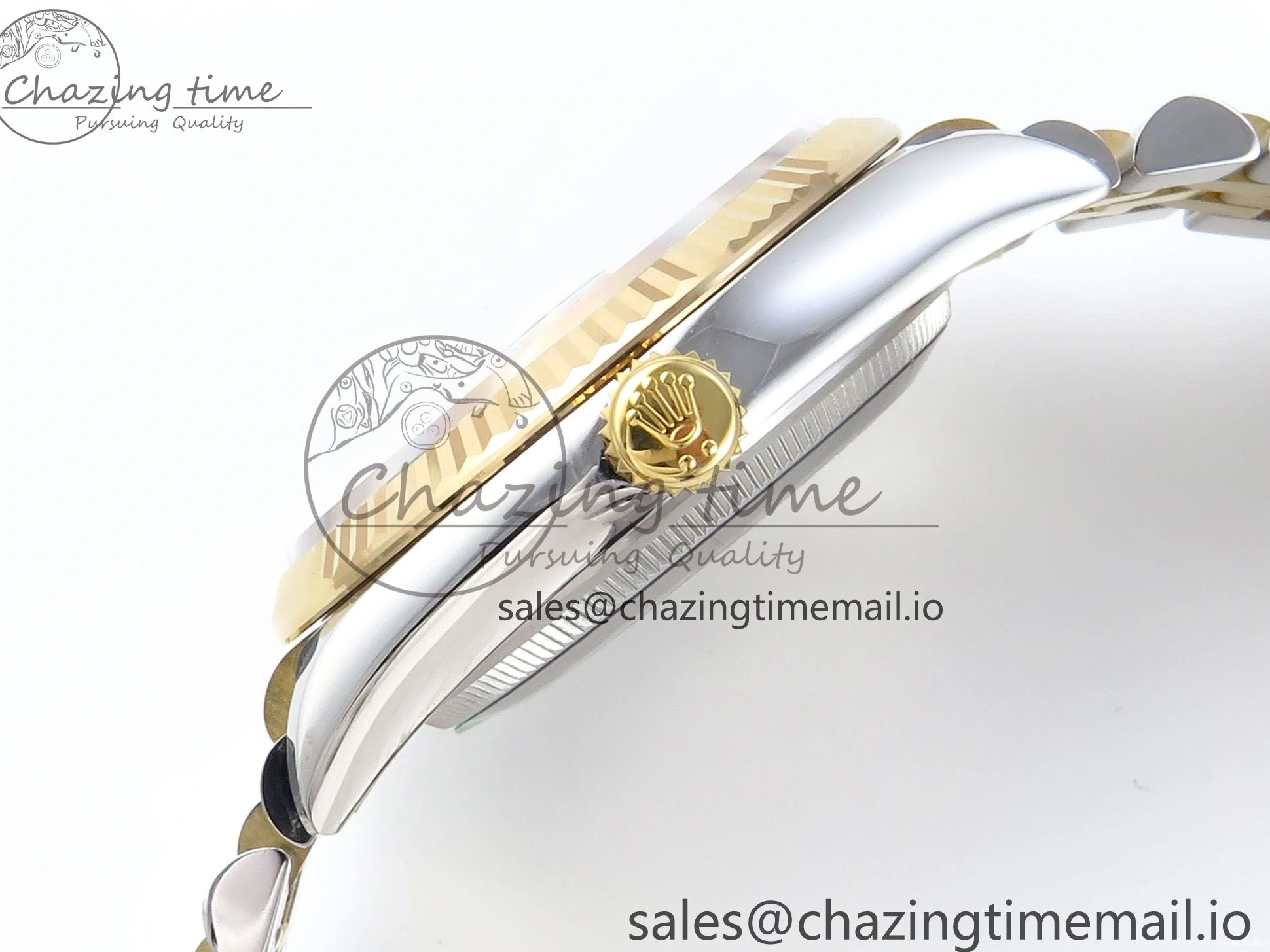 1225 Resilient DateJust 36 126233 EWEF Best Edition YG Stick Dial on SS YG Jubilee Bracelet A 624